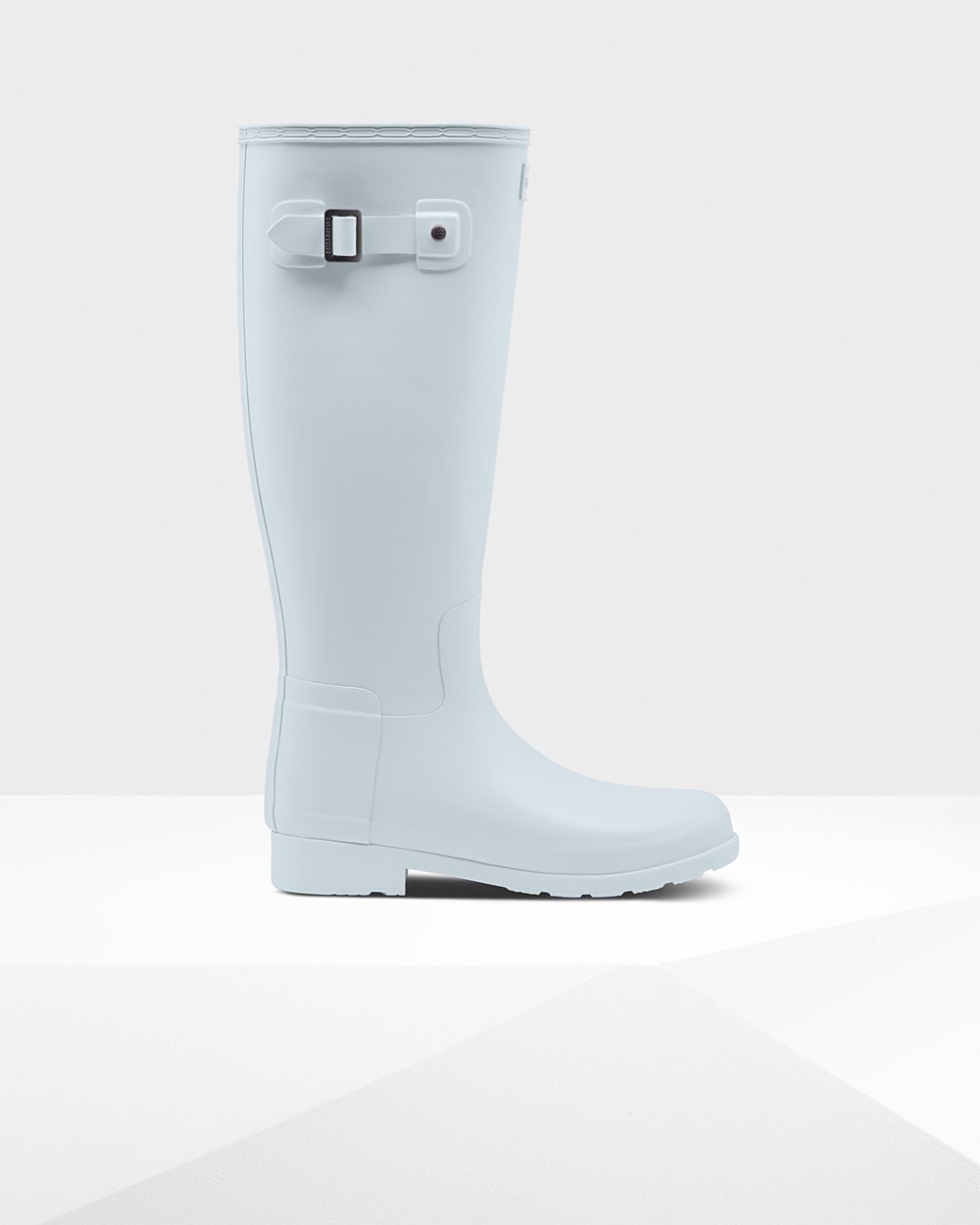 Womens Tall Rain Boots - Hunter Original Refined (10MHWLAKU) - Grey